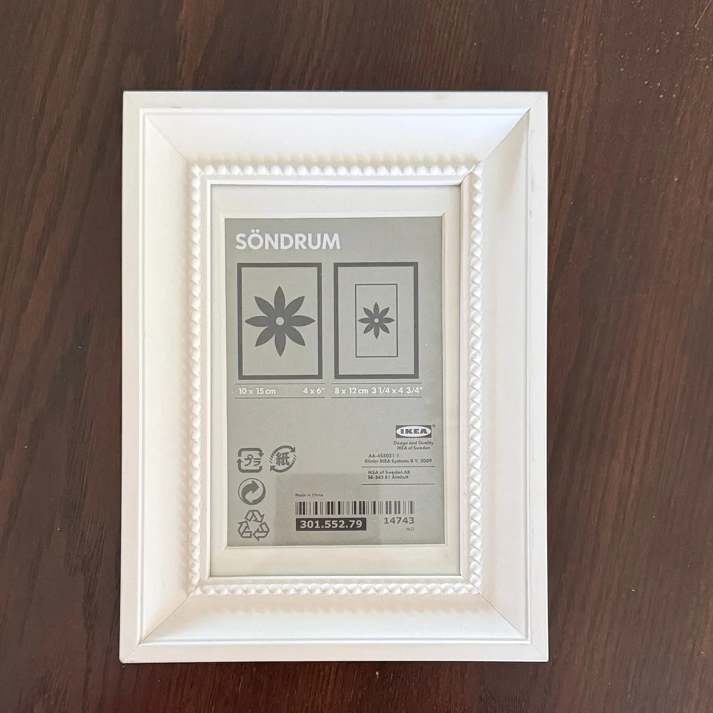 IKEA White Picture Frame Collection - Set of 5
